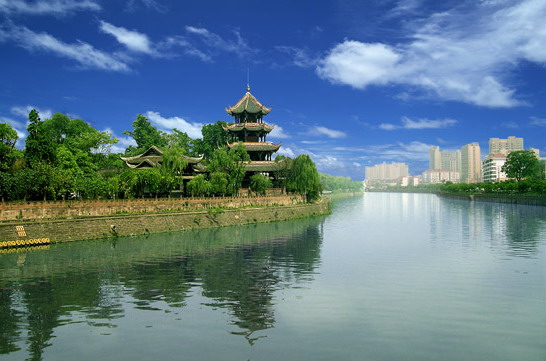 Wangjiang Tower Park, one of the 'top 10 attractions in Chengdu, China' by China.org.cn.