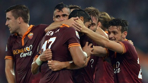 AS Roma extended their perfect start to the Serie A season with a commanding 5-0 defeat of Bologna 