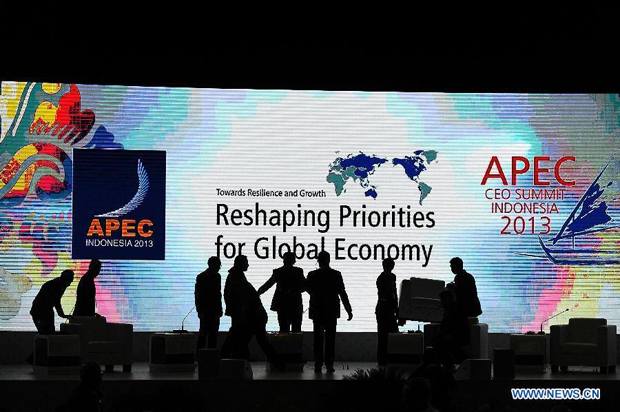 INDONESIA-BALI-APEC CEO SUMMIT 2013