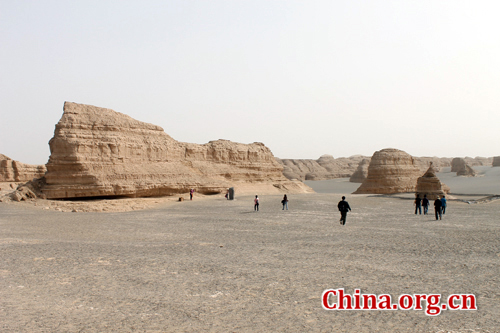 Dunhuang Yardang National Geopark, one of the 'Top 10 attractions in Dunhuang, Gansu' by China.org.cn