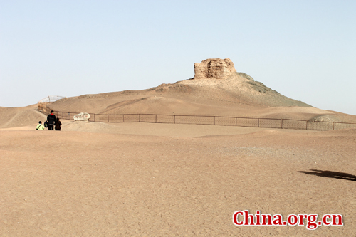 Yuangguan Pass, one of the 'Top 10 attractions in Dunhuang, Gansu' by China.org.cn 