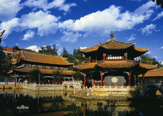 Yuantong Mountain, one of the 'top 10 attractions in Kunming, China' by China.org.cn.