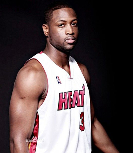 Dwyane Wade, one of the 'top 10 most popular NBA stars with Chinese fans' by China.org.cn.