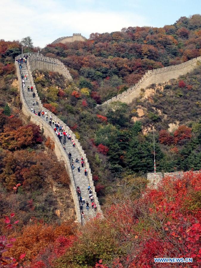 #CHINA-BEIJING-GREAT WALL-RED AUTUMNAL LEAVES(CN)