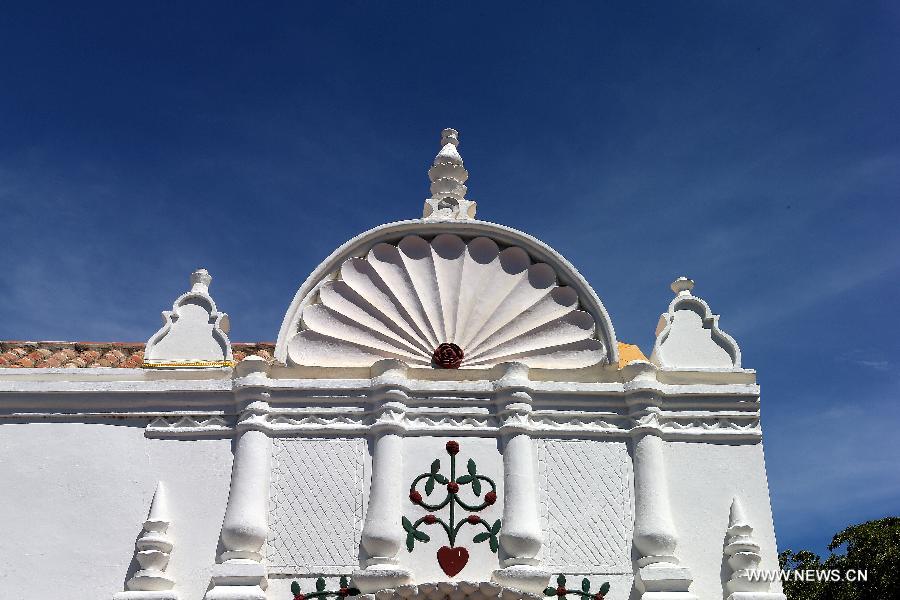 Photo taken on Oct. 20, 2013 shows the San Clemente Church in Coro, Venezuela.