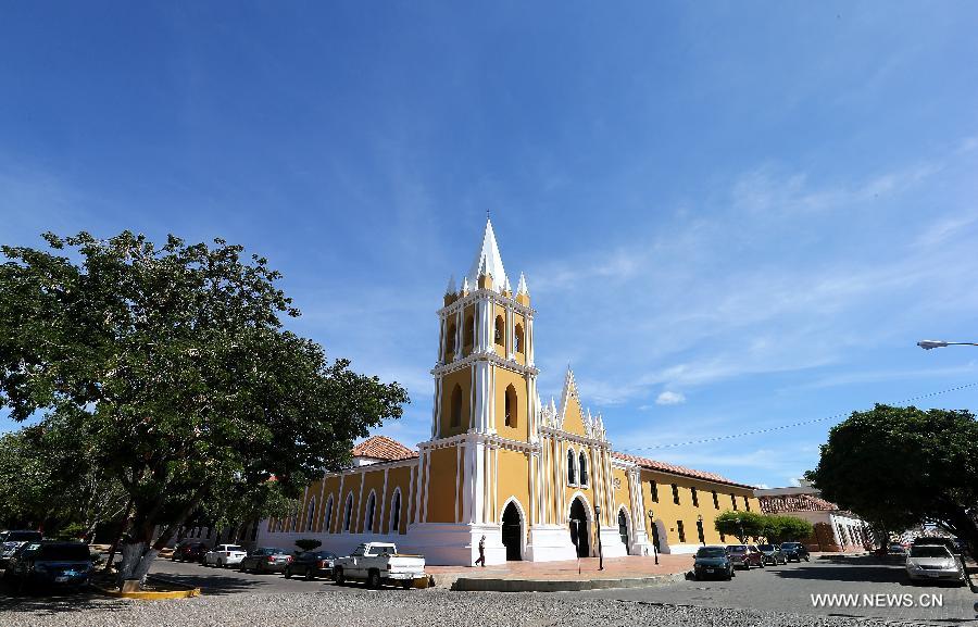 Photo taken on Oct. 20, 2013 shows the San Francisco Church in Coro, Venezuela. 