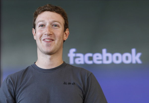 Mark Zuckerberg, one of the 'Top 10 highest rated CEOs in 2013' by China.org.cn.