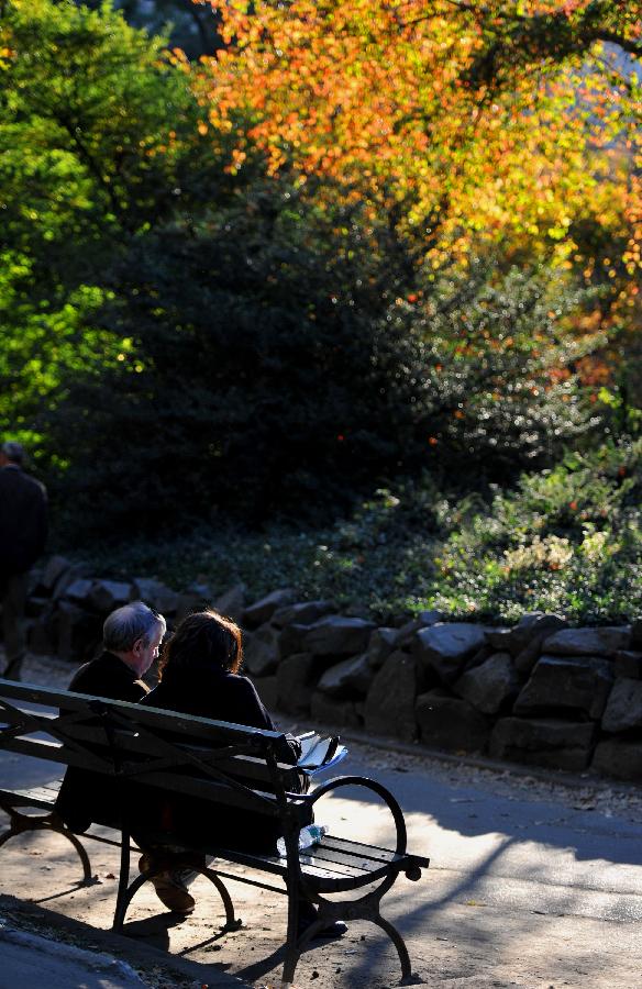 US-NEW YORK-CENTRAL PARK-LATE AUTUMN