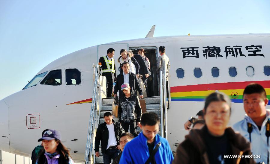 CHINA-TIANJIN-TIBET AIRLINES-NEW AIR ROUTE-MAIDEN FLIGHT (CN)