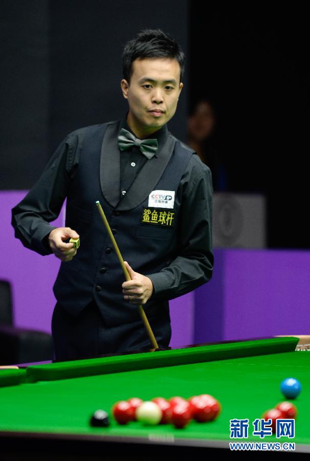 Marco Fu beat Xiao Guodong 6-4 in the second round of International Championship in Chengdu.