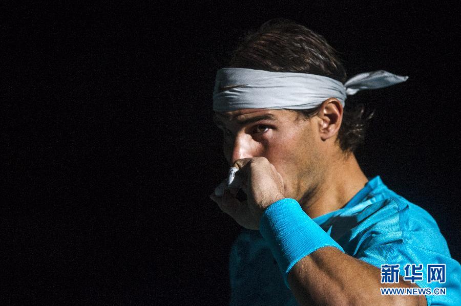 Rafael Nadal kicked off his quest for a maiden Paris Masters crown with a 7-5 7-5 victory over fellow Spaniard Marcel Granollers. 