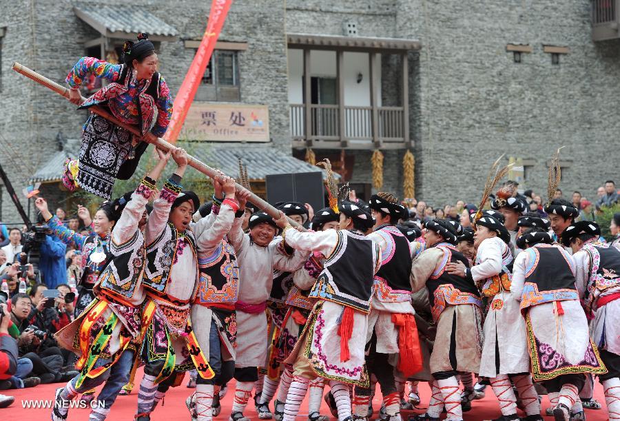 #CHINA-SICHUAN-QIANG ETHNIC GROUP-NEW YEAR (CN) 