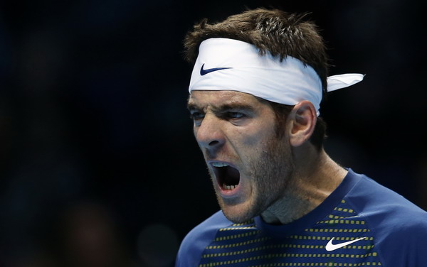 Wawrinka, Del Potro cruise on first day of ATP Finals