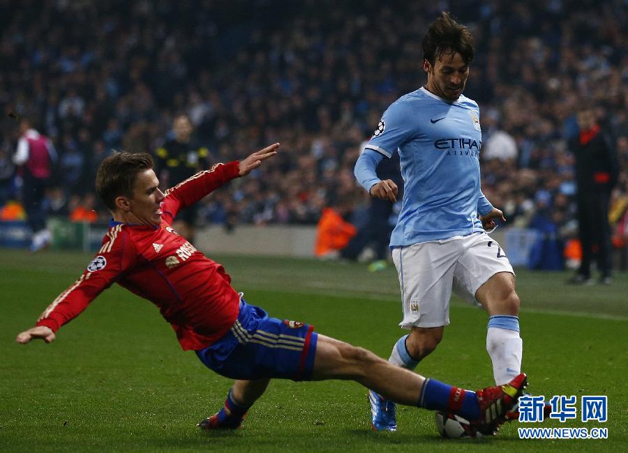  Alvaro Negredo scored a hat-trick as Manchester City FC secured their place in the last 16 of the UEFA Champions League for the first time thanks to a comprehensive victory against PFC CSKA Moskva.