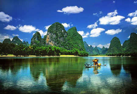 Lijiang River, one of the 'top 15 best rivers in the world for travelers' by China.org.cn.