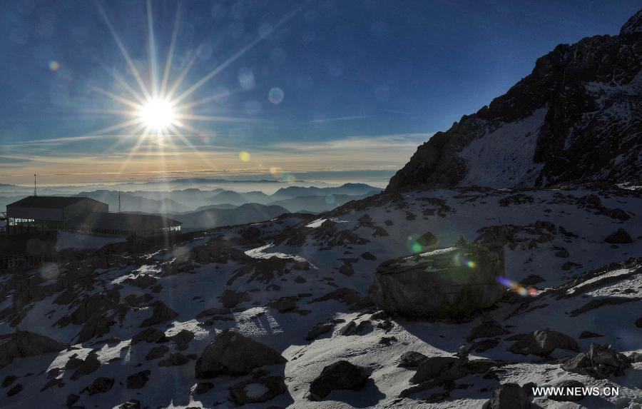 CHINA-LIJIANG-YULONG SNOW MOUNTAIN-SUNRISE(CN) 