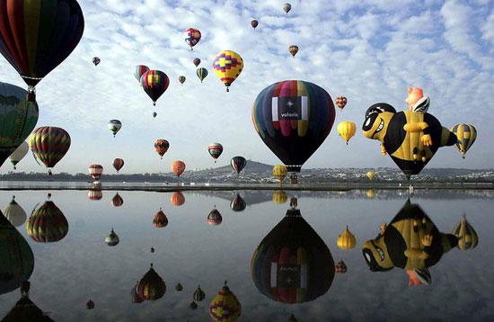 Ongemak Publiciteit Weven Hot air balloons fill the skies at Mexico festival - China.org.cn