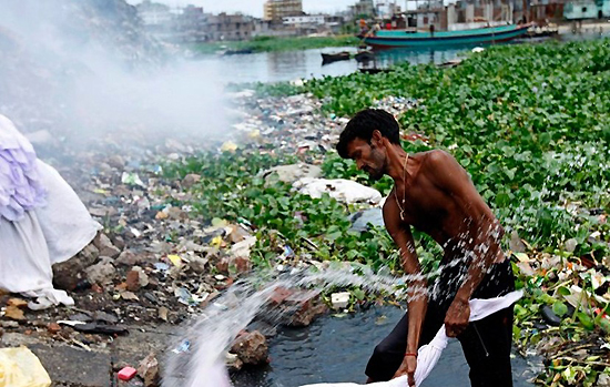 Hazaribagh, Bangladesh, one of the 'top 10 most polluted places in the world' by China.org.cn.