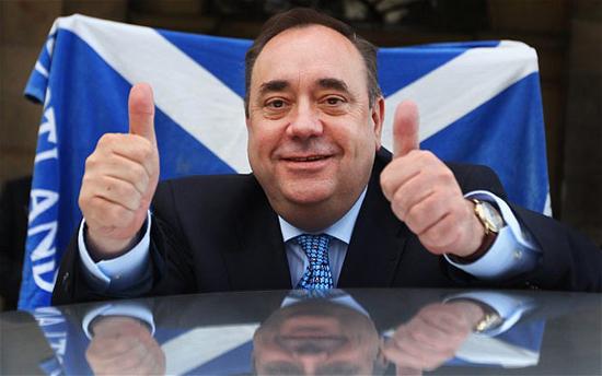 British First Minister of Scotland Alex Salmond  [File photo]