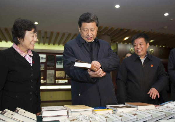 Chinese President Xi Jinping called for new and positive roles for Confucianism [Xinhua photo]