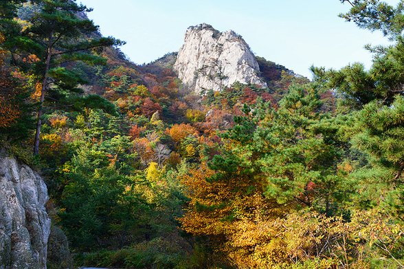 Amazing scenery of Kunyu Mountain in Shandong