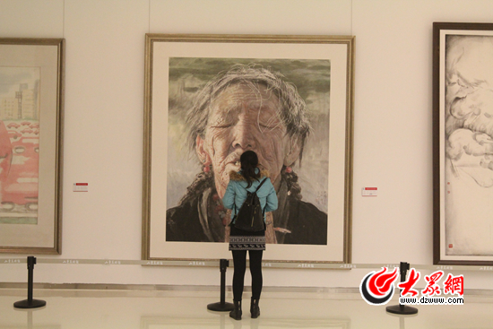 Works of nationwide art museum support program exhibited in Jinan