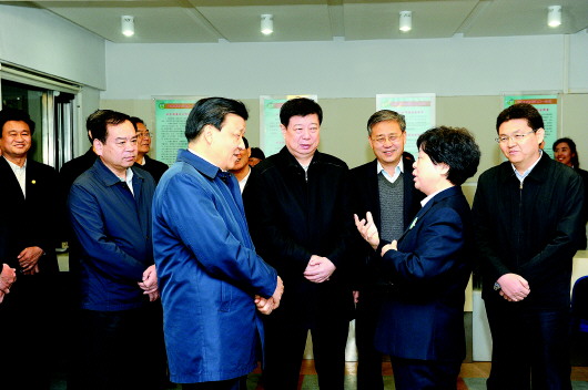 Liu Yunshan makes inspection tour in Shandong