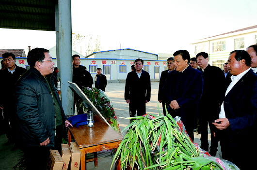 Liu Yunshan makes inspection tour in Shandong