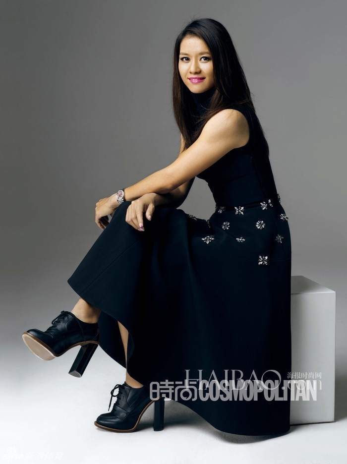 Li Na features in Cosmopolitan China magazine