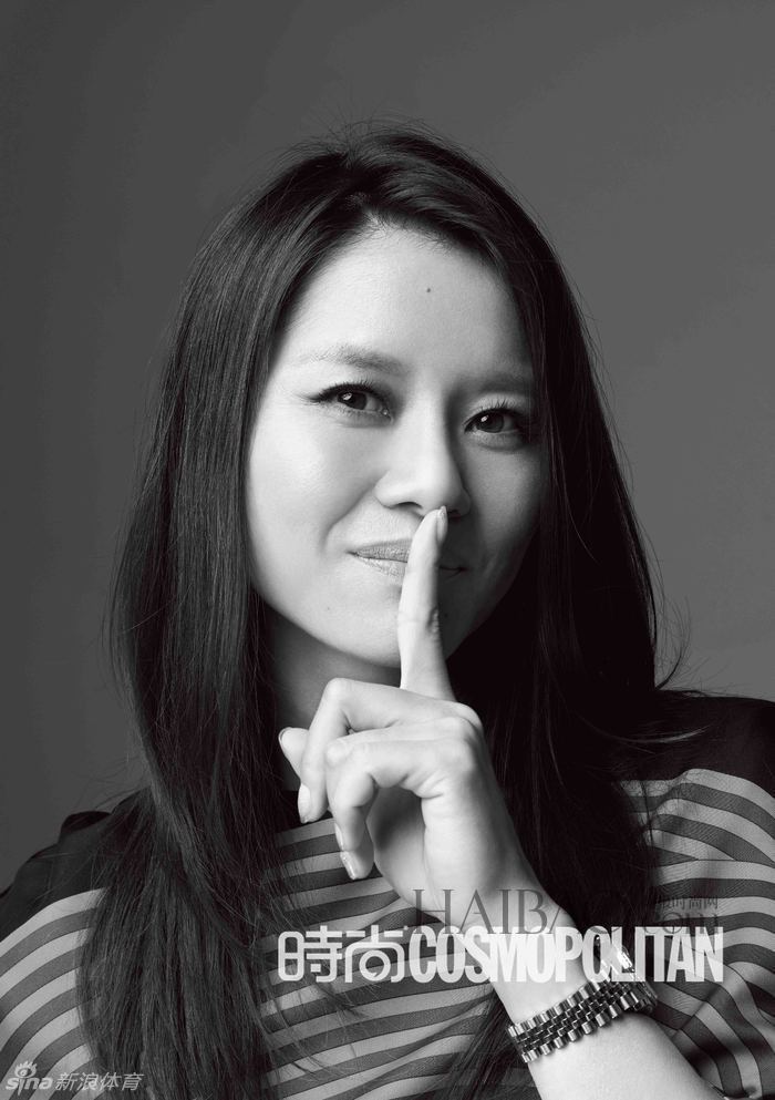 Li Na features in Cosmopolitan China magazine