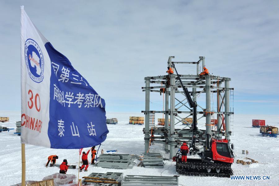 CHINA-ANTARCTIC EXPEDITION-TAISHAN STATION-CONSTRUCTION (CN) 