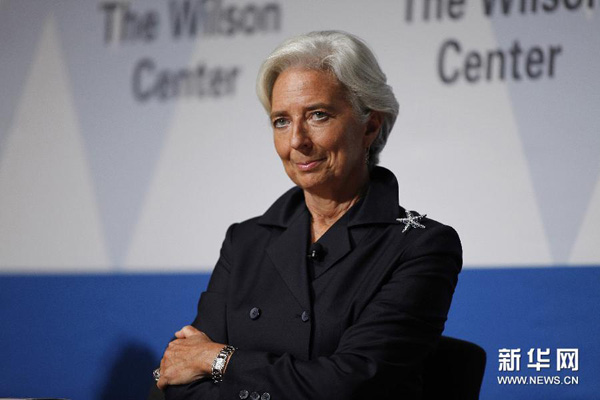 Christine Lagarde is managing director of the International Monetary Fund. [Xinhua photo]