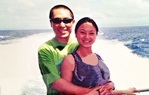 Zhang Yimou and his wife Chen Ting. [File photo]