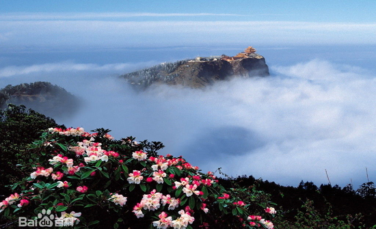 Mount Emei, one of the 'top 10 mountains in China for summer vacation' by China.org.cn.