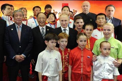 Russian President Vladimir Putin has visited the China House in Sochi. [CNTV/CFP] 