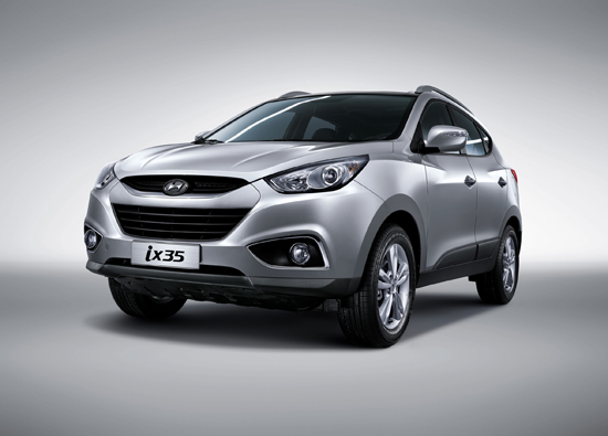 Hyundai ix35, one of the 'top 10 best-selling SUVs in China in 2013' by China.org.cn.