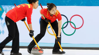 China claims two victories at curling in Sochi