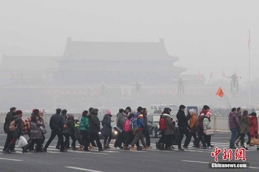 Beijing Upgrades Pollution Alert To Orange China Org Cn