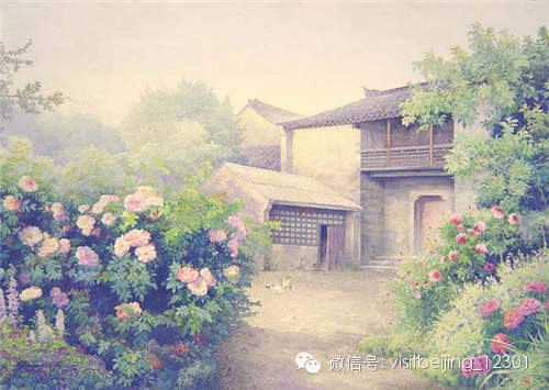 老北京的记忆 一组精美绝伦的老北京水彩画