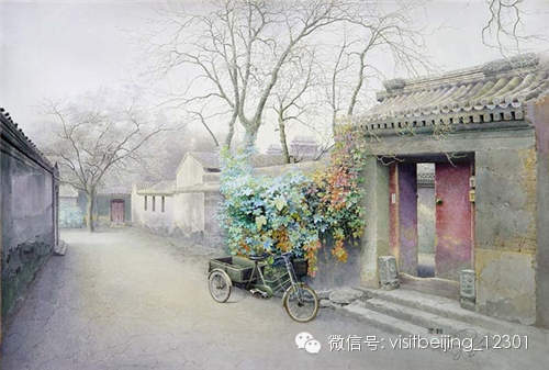 老北京的记忆 一组精美绝伦的老北京水彩画