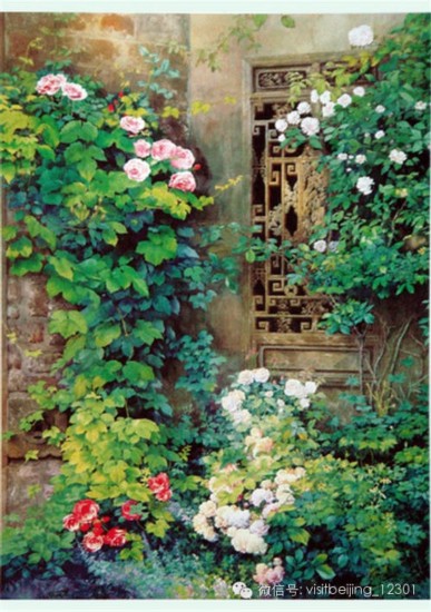 老北京的记忆 一组精美绝伦的老北京水彩画