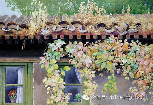 老北京的记忆 一组精美绝伦的老北京水彩画