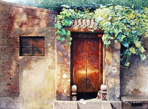 老北京的记忆 一组精美绝伦的老北京水彩画