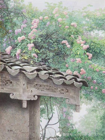 老北京的记忆 一组精美绝伦的老北京水彩画