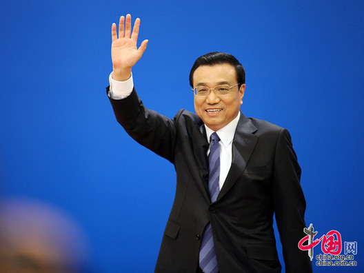 Chinese Premier Li Keqiang held a press conference at the Great Hall of the People in Beijing on March 13.