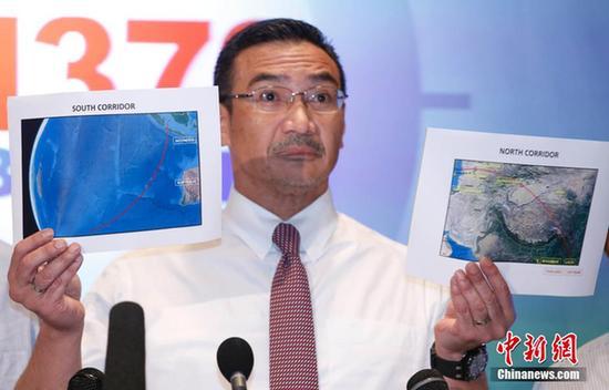 Malaysia's acting Minister of Transport Hishammuddin Hussein told a press conference in Kuala Lumpur on Monday. 