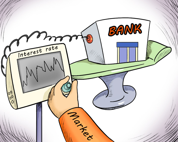 Pique bank interest [By Yang Yongliang/China.org.cn]