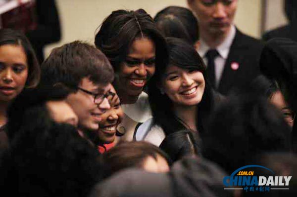 First lady promotes 'citizen diplomacy'