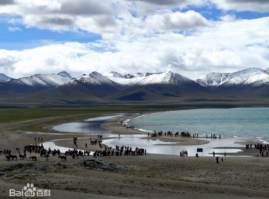Namtso Lake, one of the 'top 10 attractions in Lhasa, China' by China.org.cn.