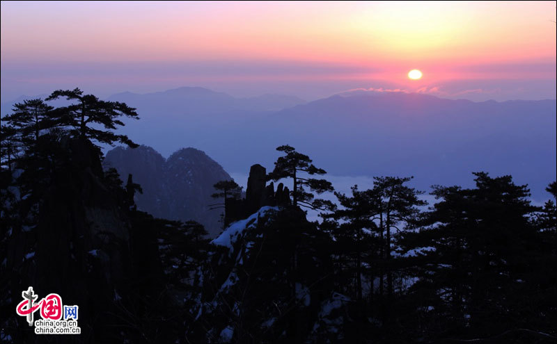 Mount Huangshan in winter - China.org.cn